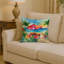 Coussin Hawaii, Hibiscus à l'aquarelle-114457460