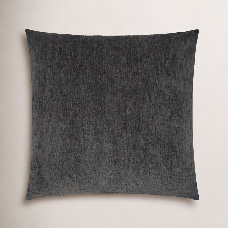 Cuddle Pillow Cover & Insert, Charcoal, Square 24"