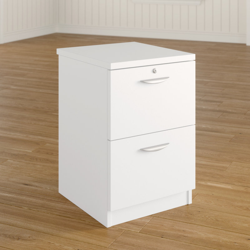 48cm Wide 2 -Drawer File Cabinet, White