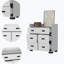 Commode double l 33,46 po à 5 tiroirs Mirtha-976208418