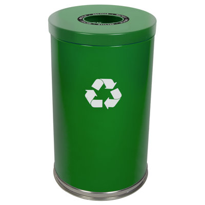 Bac de recyclage en métal