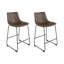 Tabouret de bar et de comptoir en cuir végétalien Nia-383359852-286235512-291823921