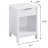 3-Tier Bedside Table with Storage Drawer and Open Shelves-334426758
