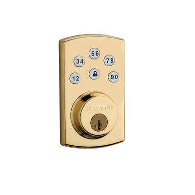 Powerbolt Single Cylinder Electronic Deadbolt featuring Smartkey