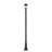 Davina 3 Light Outdoor Post Mounted Fixture in Black