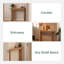 100cm Solid Wood Console Table-866213617