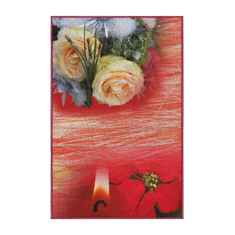 Tapis rouge winter, Rectangle 2 pi x 3 pi