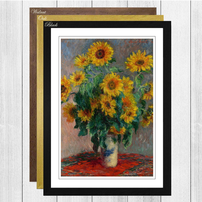 Claude Monet - Single Picture Frame Painting, Black