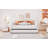 Twin Size Upholstered Daybed With Ergonomic Design Backrest And Trundle-540696289
