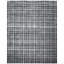 Tapis gris noué à la main de haute qualité-82459805