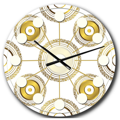 Horloge murale circulaire Mid-Century