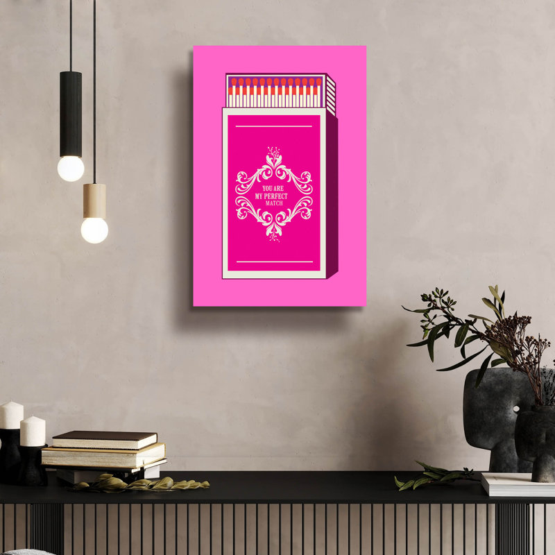 Art mural en verre épique «My Perfect Match» par Andreas Magnusson, H 24 po x l 16 po x P 0,2 po