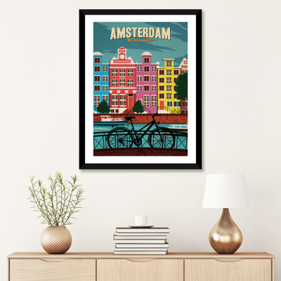 " Amsterdam " Graphic Art Print