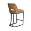 Tabouret de bar moderne en similicuir avec cadre en métal, tabourets de bar modernes à hauteur de comptoir avec dossier découpé, ensemble de 4-1771480965-1771480967