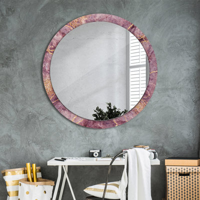 Huldar Glass Flat Wall Mirror
