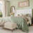 Chic Upholstered Platform Wingback Bed Frame No Box Spring Needed-1571677396-1571677398