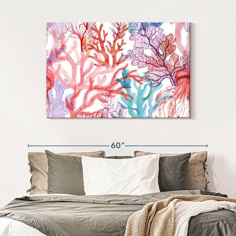 Corals, 32" H x 48" W