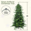 PVC+PE Christmas Tree With 2856 Tips – Full & Lush Hinged Tree With Metal Stand, Easy Assembly, Realistic Mixed Needle Design-208303645-208303644
