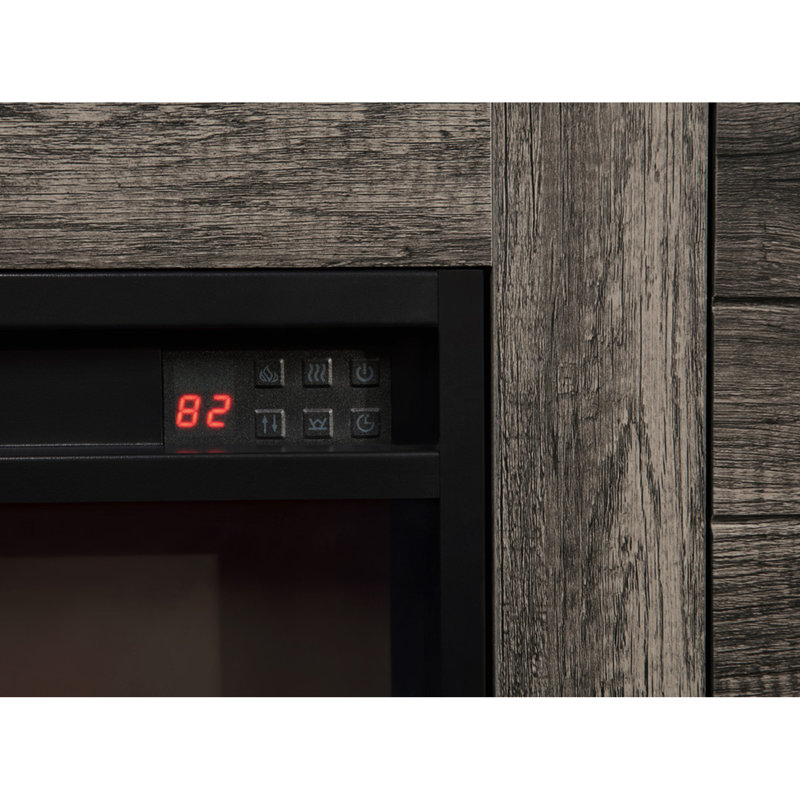 Console de meuble télé avec foyer et chauffage Iris