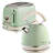 Ariete Vintage 1.7L Stainless Steel Dome Kettle with 2 Slice Toaster Set-49272356