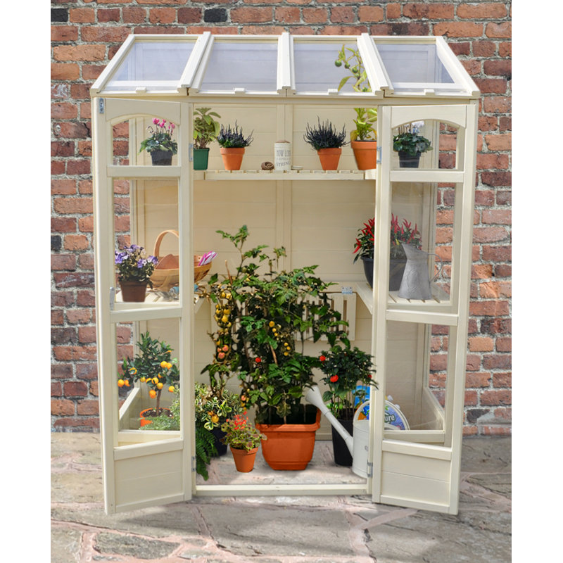 5 Ft W x 2.5 Ft D Lean-To Greenhouse
