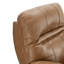 Fauteuil inclinable électrique pivotant en cuir véritable Grain-218667222