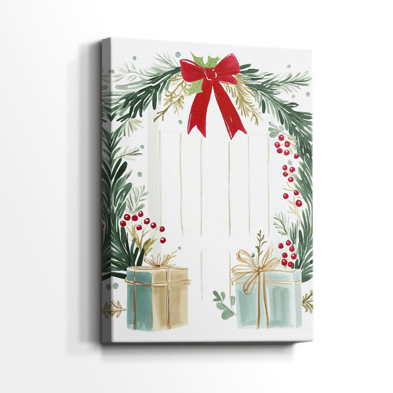 Art des Fêtes de Noël - Toile tendue avec châssis DCCDXCIX, H 60 po x l 40 po