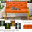 2-3 Seat Swing Replacement Cushion, Outdoor Bench Cushions With Backrest Thicken 4"-1008439804-1008439783