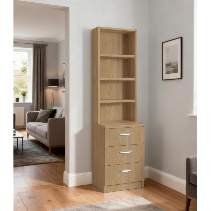 182cm H Storage Unit, Classic Oak