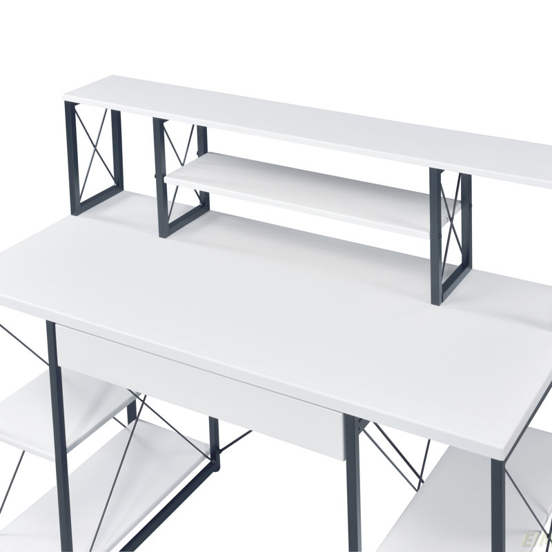 Amiel All Purpose Finish Writing Desk, White