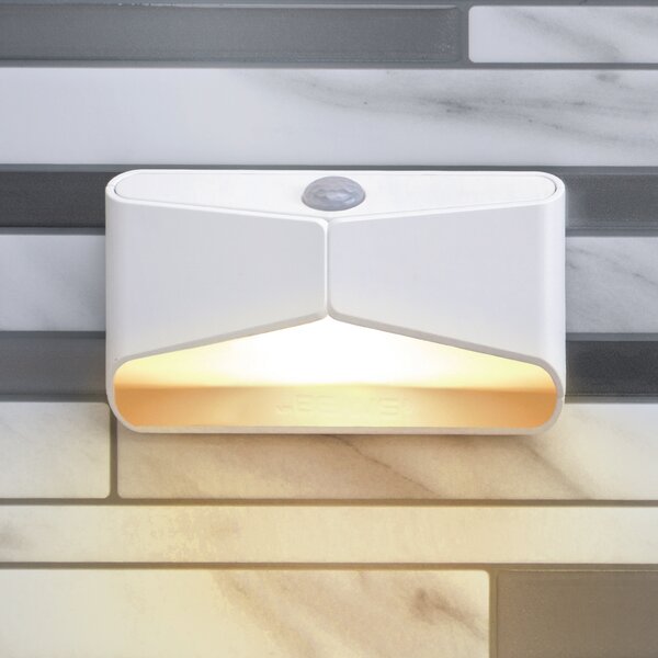 Mr Beams White LED Motion Sensor Auto On/Off Night Light in the