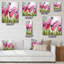 Horloge murale tulipes-2080811202
