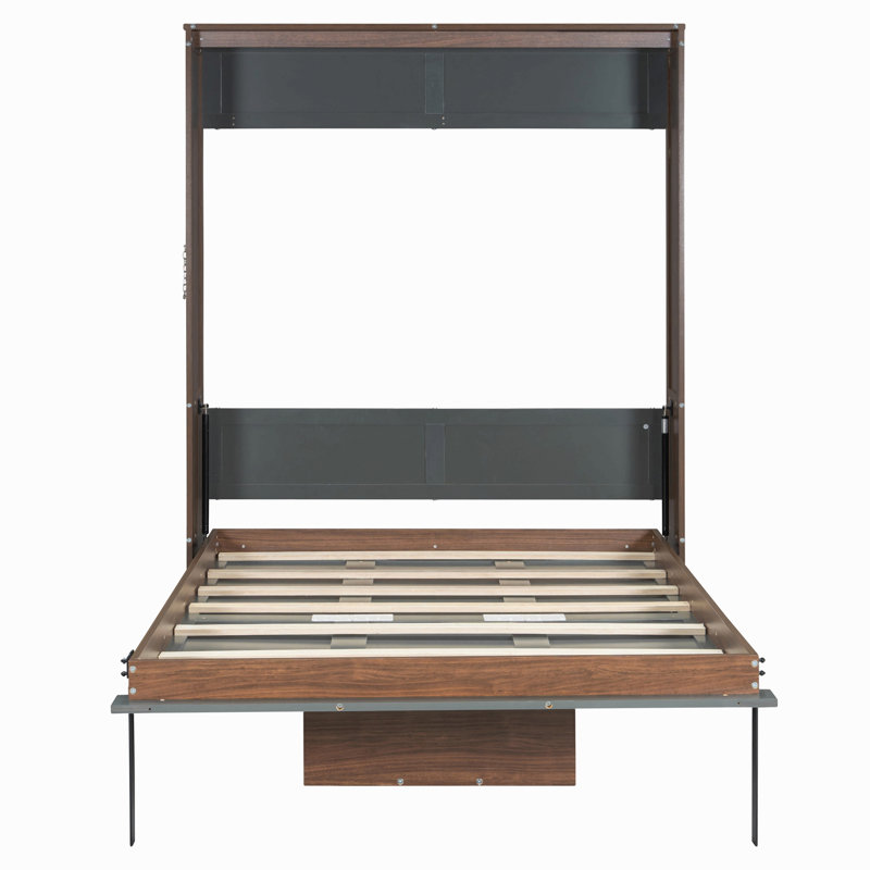 Full Size Murphy Bed With Foldable Desk – Space Saving Wall Bed