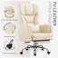 Chaise de bureau ergonomique inclinable à haut dossier avec dossier et repose-pieds réglables-1223664400