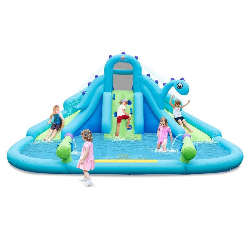 Parc aquatique gonflable avec glissade d'eau Bouh1