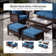Nadilee Premium All-Weather Wicker - Person Patio Conversation Sets with Cushions
