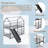 Twin Over Twin Metal Bunk Bed, Convertible Into Two Separate Small Beds-277324669