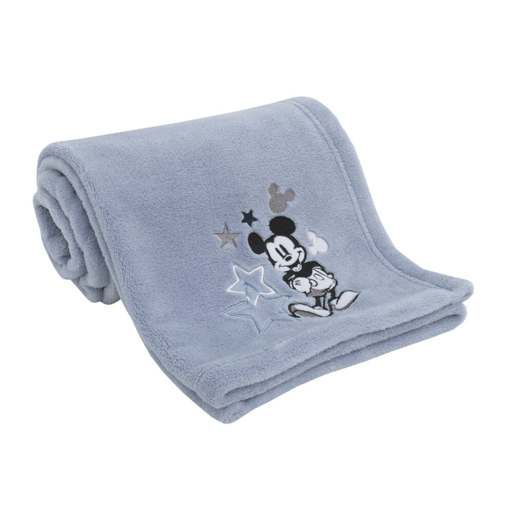 Blue fleece 2025 baby blanket