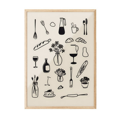 Peinture décorative encadrée