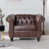 Dark Brown Faux Leather sélectionné
