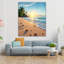 Art mural en verre trempé Tropical Beach-823023635