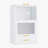 Durable Metal Display Storage Cabinet with Flip-up Acrylic Doors and 1 Drawer, Ideal for Organized Living Spaces-197549071-197549068