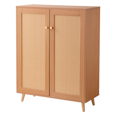 Armoire de rangement à chaussures en bois à 5 niveaux avec tablettes réglables et ensemble anti-basculement, grand organisateur de vestibule pour le couloir