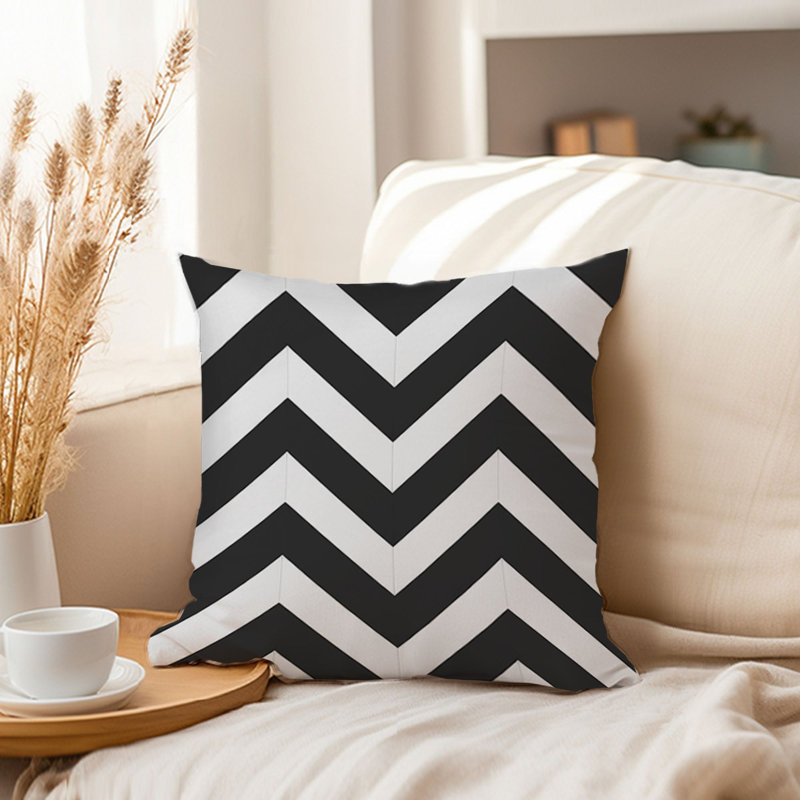 Abstract Chevron Pattern IV Retro, 16"H x 16"W