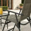 Four Piece Metal Garden Sofa Set Mixed Brown Weather Resistant Outdoor Patio Seating with Cushions for Backyard Porch Balcony-19145235