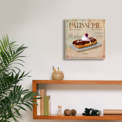  'Patisserie 3' by Fiona Stokes-Gilbert Canvas Wall Art, 12" x 12"