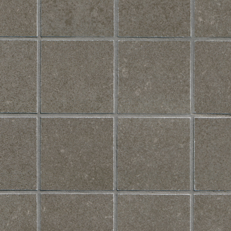 Betonica 12 in. x 12 in. Matte Porcelain Mosaic Floor and Wall Tile, Steel