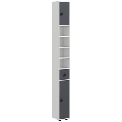 Alaunah Freestanding Linen Cabinet