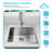 KBFmore Laundry Utility 18 Gauge 25 Inch Undermount/Topmount Kitchen Sink with Strainer