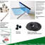 Auvent de fenêtre carré 5934W - configuration de support solide, pour auvent extérieur, auvent en polycarbonate, supports antirouille, écran thermique